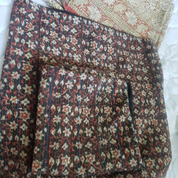 Chic Floral Patchwork Quilts Pillow Covers